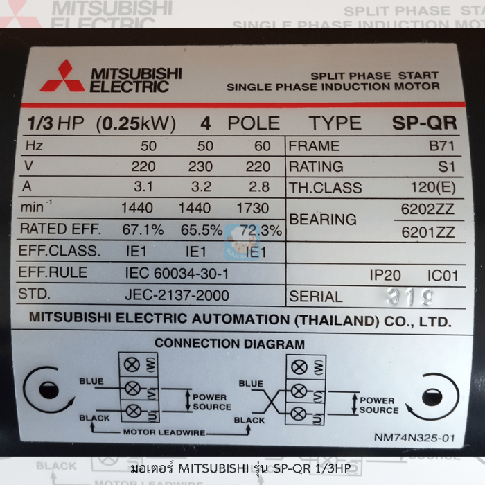 MITSUBISHI รุ่น SP-QR Series